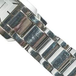 Pre Owned Burberry Silver Stainless Steel BU1056 Women's Wristwatch 25 mm