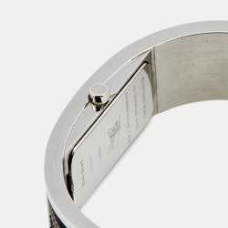 Burberry Silver Stainless Steel Canvas 14300L Women's Wristwatch 19 mm