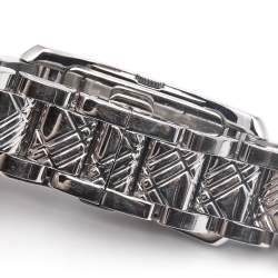 مملوكة مسبقًا Burberry Silver Stainless Steel BU1090 Women's Wristwatch 25 mm