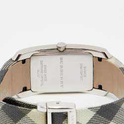 Burberry Black Stainless Steel Canvas Nova BU9405 Women's Wristwatch 25 mm
