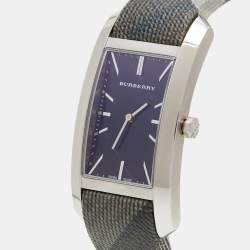 Burberry Black Stainless Steel Canvas Nova BU9405 Women's Wristwatch 25 mm