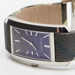 Burberry Black Stainless Steel Canvas Nova BU9405 Women's Wristwatch 25 mm
