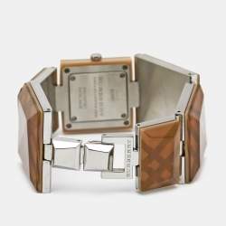 Burberry Champagne Acetate Stainless Steel BU4927 Women's Wristwatch 27 mm
