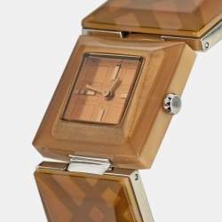 Burberry Champagne Acetate Stainless Steel BU4927 Women's Wristwatch 27 mm