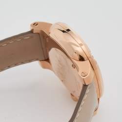 Pre Owned Burberry Champagne Rose Gold Plated Stainless Steel The Britain BBY1718 Women's Wristwatch 32 mm
