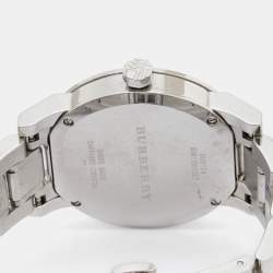 Burberry Pink Stainless Steel The City BU9124 Women's Wristwatch 34 mm