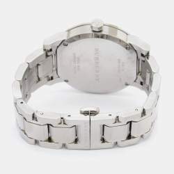 Burberry Pink Stainless Steel The City BU9124 Women's Wristwatch 34 mm