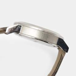 Burberry Champagne Stainless Steel Leather The City BU9358 Unisex Wristwatch 42 mm