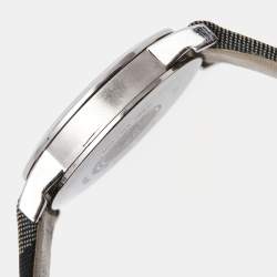 Burberry Silver Stainless Steel Canvas BU1386 Women's Wristwatch 28 mm 