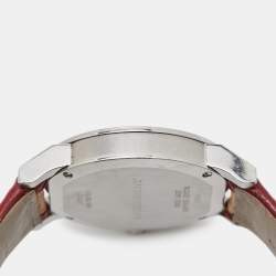 Burberry Silver Stainless Steel Leather The City BU9122 Women's Wristwatch 35 mm