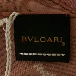 Bvlgari Pink Mythology Heritage Silk Scarf