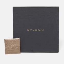Pre Owned Bvlgari Beige Lettere Spangled Logomania Silk & Wool Scarf