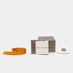 Bvlgari B-zero1 Save the Children Sterling Silver Ceramic Ring Size 53