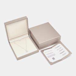 Pre Owned Bvlgari Divas' Dream Diamond 18k White Gold Pendant Necklace