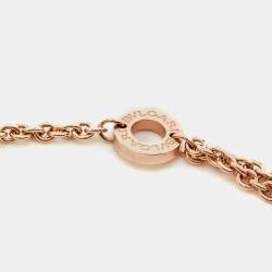 Bvlgari Bvlgari Multi Gemstone 18k Rose Gold Necklace