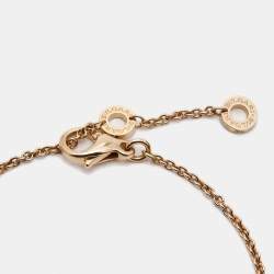 Bvlgari Bvlgari Carnelian Mother of Pearl 18k Rose Gold Bracelet M/L