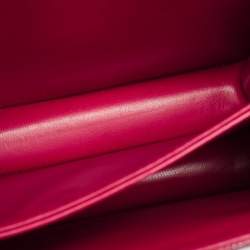 Bvlgari Red Karung Serpenti Forever Flap Top Handle Bag