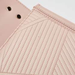 مملوكة مسبقًا Bvlgari Light Pink Leather Serpenti Diamond Blast Shoulder Bag