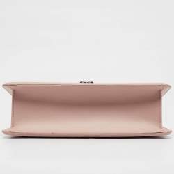 مملوكة مسبقًا Bvlgari Light Pink Leather Serpenti Diamond Blast Shoulder Bag