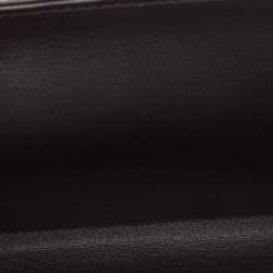 Pre Owned Bvlgari Gold Leather Cocktail Clutch