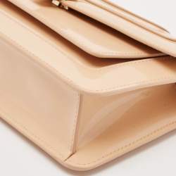 Bvlgari Beige Leather Serpenti Forever East West Shoulder Bag