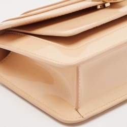 Bvlgari Beige Leather Serpenti Forever East West Shoulder Bag