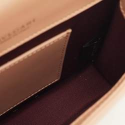 Pre Owned Bvlgari Serpenti Forever Small Beige Leather Shoulder Bag