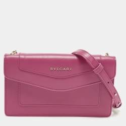 مملوكة مسبقًا Bvlgari Serpenti Pink Leather Crossbody Bag