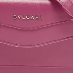 مملوكة مسبقًا Bvlgari Serpenti Pink Leather Crossbody Bag