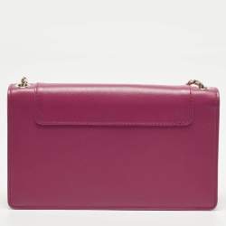 مملوكة مسبقًا Bvlgari Serpenti Pink Leather Crossbody Bag