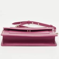 مملوكة مسبقًا Bvlgari Serpenti Pink Leather Crossbody Bag
