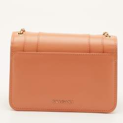 مملوكة مسبقًا Bvlgari Serpenti Forever Small Light Orange Leather Flap Shoulder Bag