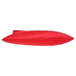 Pre Owned Bvlgari Red Satin Monete Clutch