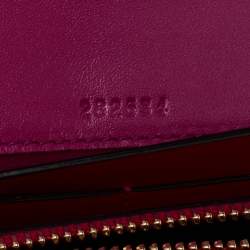 Bvlgari Pink Leather Serpenti Forever Wallet