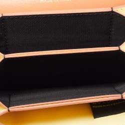 Bvlgari Orange Leather Serpenti Forever Card Holder