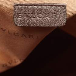 Bvlgari Multicolor Printed Fabric Round Handle Tote
