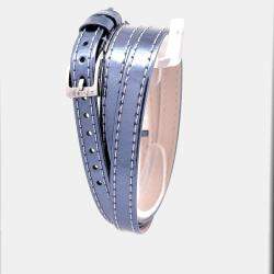 Pre Owned Bvlgari Serpenti 102967 Quartz Blue Stainless Steel Women’s Wristwatch 35 mm