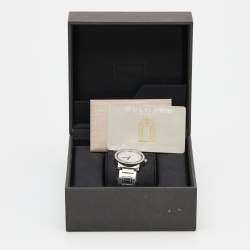 Pre Owned Bvlgari Mother of Pearl Diamond Stainless Steeel Bvlgari Bvlgari BBL33WSDS/12 Women's Wristwatch 33 mm