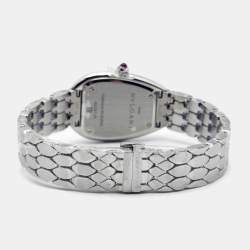 Pre Owned ساعة يد نسائية بلغاري سيربنتي سيدوتوري 103449  ألماس ستانلس ستيل سوداء 33مم