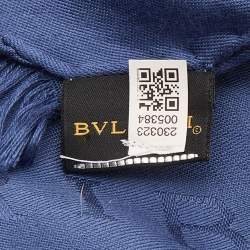 Bvlgari Blue Logomania Silk Stole