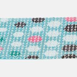 Bvlgari Aqua Green Serpenti Sequin Embellished Silk Bandeau 