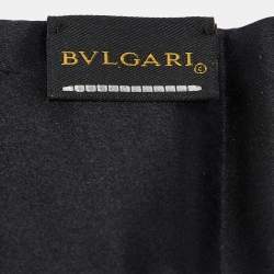 Bvlgari Black Serpenti Sequin Embellished Silk Bandeau 