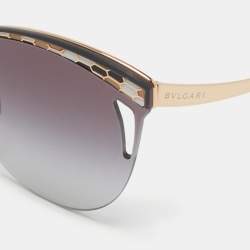 Pre Owned Bvlgari Grey Gradient 6110 Cat Eye Sunglasses