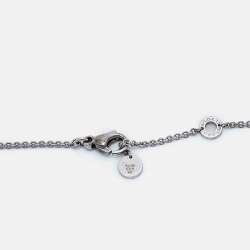 Pre Owned Bvlgari B.Zero1 Ceramic Sterling Silver Pendant Necklace