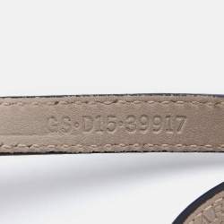 Bvlgari  Serpenti Forever Enamel Double Coiled Leather Gold Plated Bracelet