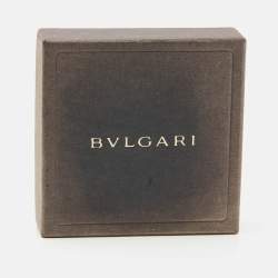 Pre Owned Bvlgari  Bvlgari Leather Gold Tone Double Wrap Bracelet