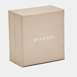 Pre Owned Bvlgari Serpenti Forever Enamel Double Coiled Leather Gold Tone Bracelet