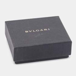 Pre Owned Bvlgari Bvlgari Blue Leather Gold Tone Bracelet