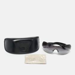 Bvlgari Black Gradient 6030-B Crystals Shield Sunglasses