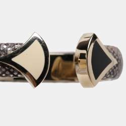 Bvlgari Divas' Dream Multicolor Lizard Leather and Enamel Bracelet